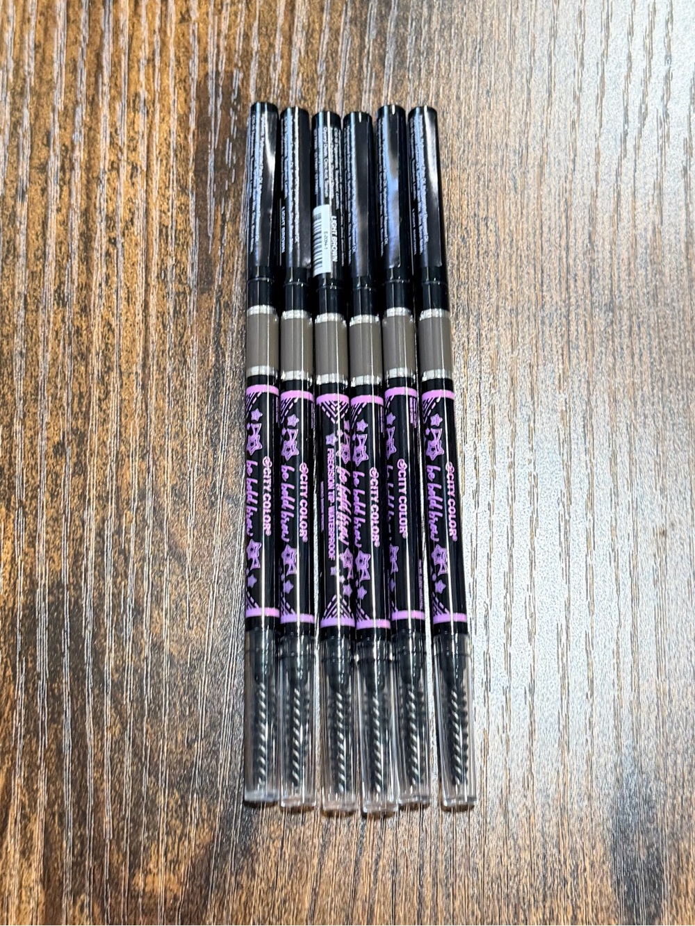 City Color LIGHT BROWN Brow Pencil Set in Taupe/Brown WATERPROOF